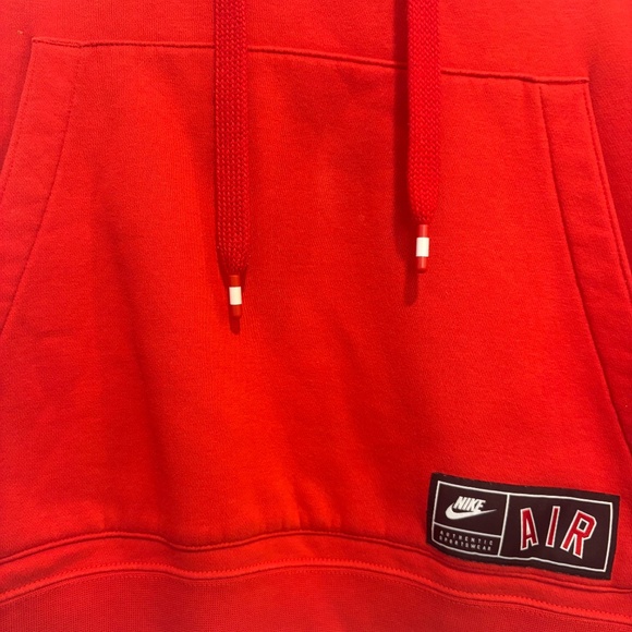 Nike Air Authentic Sportswear Red Sweatshirt - Picture 6 of 7